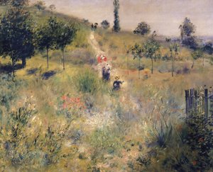Het pad door het lange gras, c.1875
